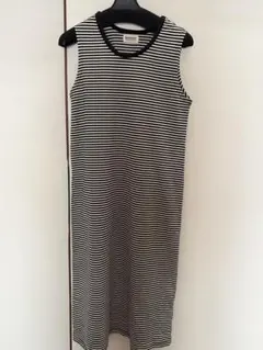 BEAMS BOY ボーダー ノースリーブワンピース