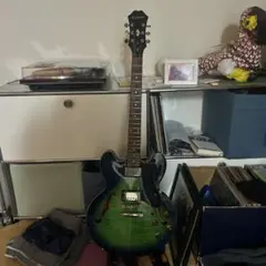 激レアepiphone aquamarine gibson es-355 セミア 激レアepiphone aquamarine gibson es-355 セミア - メルカリ