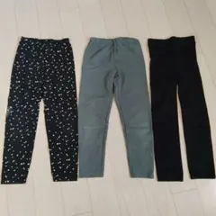 UNIQLO キッズレギンス 120cm 3枚セット