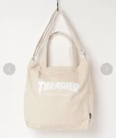 THRASHER スラッシャー　トートバッグ　ショルダーバッグ　キャンバス