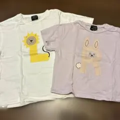 petit mainライオン110cmとウサギ80cm 2枚セット