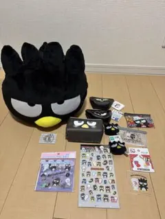 バッドばつ丸　まとめ売り　ぬいぐるみ　ポーチ　シール　他