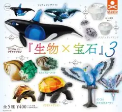 【未開封・コンプリート】生物×宝石 3 コンプ セット ガチャ