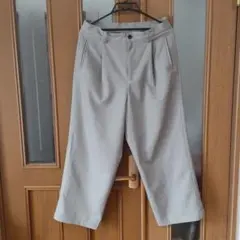 MONO-MART TRストレッチタックワイドスラックスパンツ