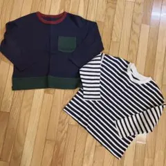 UNIQLO ロンT 2枚セット 100