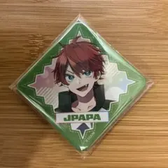 カラフルピーチ スクエア 缶バッジ じゃぱぱ - メルカリ