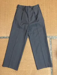 GU ジーユー　バギースラックス　グレー　S