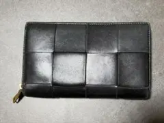 BOTTEGA VENETA 長財布 カセット ジップアラウンドウォレット　黒のサムネイル