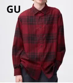 GU☆フランネルシャツ☆Мサイズ
