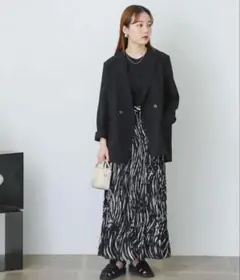 リネンライク テーラードジャケット