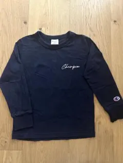 [ Champion ] 長袖Tシャツ ネイビー 120cm