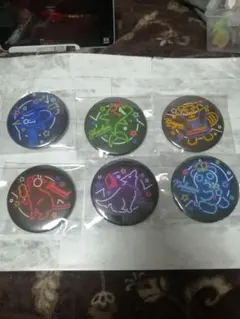 ワイテルズ ネオン 缶バッジ 6種