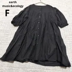 earth music&ecology コットン100% チュニック 半袖 F