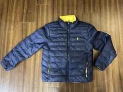 【美品】Ralph Lauren ネイビー ダウンコート リバーシブル　ラルフ