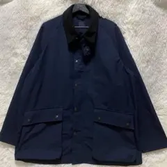 美品　無印良品　紳士 撥水コーデュロイ衿ジャケット　 ネイビー　XXLサイズ
