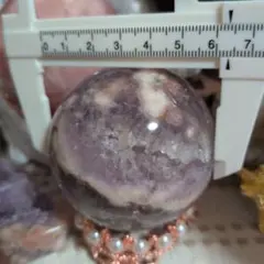最終値下げ レア 高品質 ピンクアメジスト BIGフラワー 花 スタンド