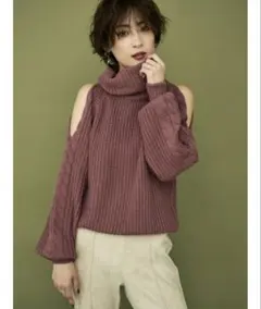 GYDA オフショルニット