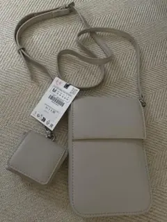 ZARA ザラ スマホショルダーバッグ ミニポーチ付きのサムネイル