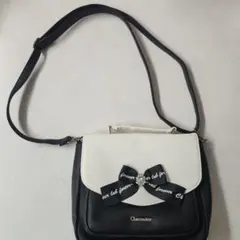 Charmadrine バイカラーショルダーバッグ