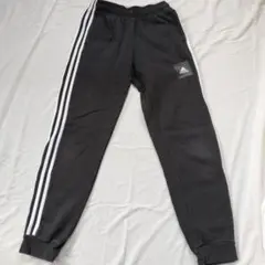 【古着】adidas 黒 ジャージパンツ 160