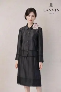 LANVIN COLLECTION  スカートスーツ LANVIN en Bleu - 美品 ランバン LANVIN COLLECTION セットアップ