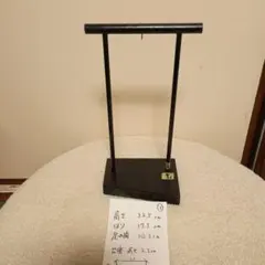 オーダーメイド】 ミニ衣桁 ちりめん細工小物掛け 木工ハンドメイド 二 