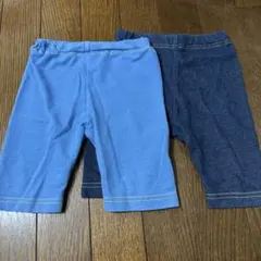 ELFINDOLL デニム風レギンス　90センチ　2枚セット