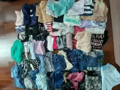 女の子子供服 大量まとめ売り120 130セット