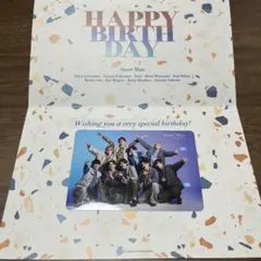 SnowMan バースデーカード