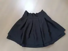 ブラック フレアスカート LLサイズ