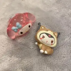 サンリオ ファッションリングジュエルクリア マイメロ こいぬいぬ ガチャガチャ