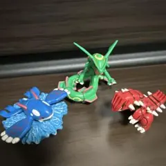 レア！ポケモン モンコレ フィギュア カイオーガ・グラードン クリア