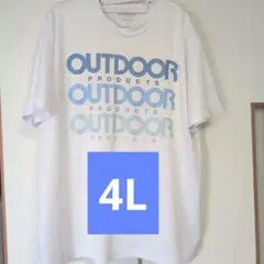 【美品】OUTDOOR PRODUCTS ロゴ Tシャツ ホワイト　白　シャツのサムネイル