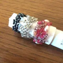 リ*】様 ビーズリング 指輪 3個セット ハンドメイド