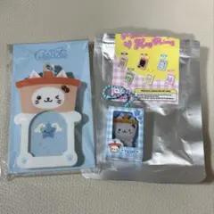 NCTWISHユウシ バブルニャン IDフォトホルダー ミニチュアキーホルダー