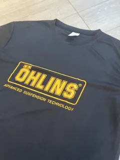 【新品未使用】ÖHLINS ロゴ 速乾素材Tシャツ ブラック