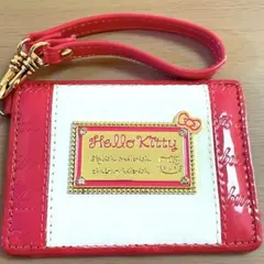 상태좋음 2014年製 ハローキティ パスケース キティ ピンク