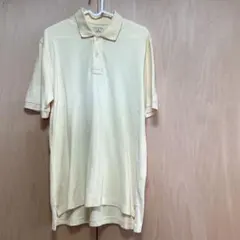 LAND'S END コットン100% 薄黄色 ポロシャツ 半袖のサムネイル