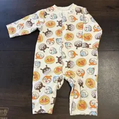 動物とクッキー柄ロンパース 80サイズ