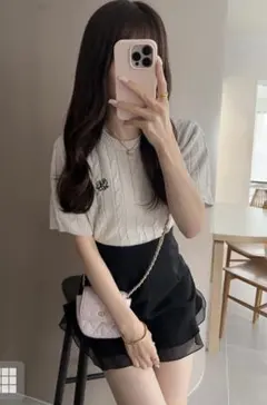 【GRL】　フリルショートパンツ　Sサイズ　tu1102