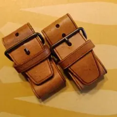 LOUIS VUITTON 革 ベルトパーツ 2本セットのサムネイル