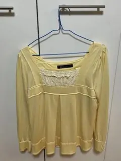 MELROSE claire 長袖 カットソー イエロー レースのサムネイル