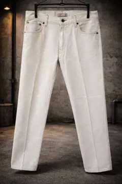 デニムパンツ ストレート ホワイト UNIQLO