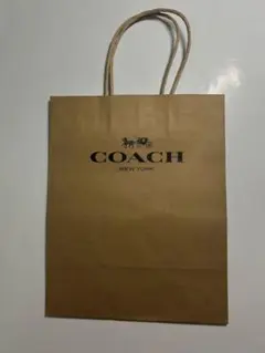 COACH ブラウン ショッピングバッグ