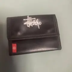 Stüssy 三つ折り財布 ブラック