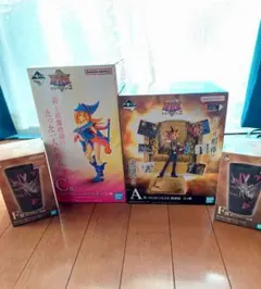 【新品・未開封】遊戯王一番くじ　ブラック・マジシャン・ガール 、闇遊戯 フィギア