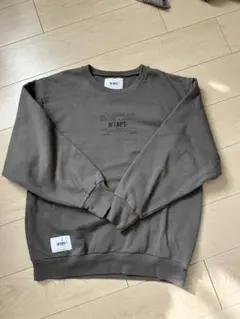 WTAPS カーキ クルーネック トレーナー S