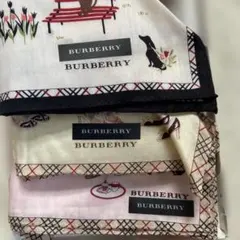 新品・タグ(シール)付き BURBERRY ハンカチ 3枚セット