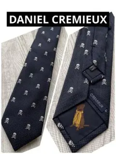 DANIEL CREMIEUX ダニエルクレミュ　スカル　ドット　ネクタイ