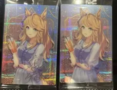 ウマ娘 ツインウエハース カード ゴールドシチー ドレスレア サイン